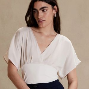 BANANA REPUBLIC TIE BACK TOP